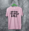 World Women's Day T-Shirt Who Runs The World? Girl Shirt Women Tee - Light Pink - WorldWideShirt