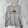 Y2K NYC Sweatshirt New York Taxi Sweater Love Tour NYC Merch - WorldWideShirt