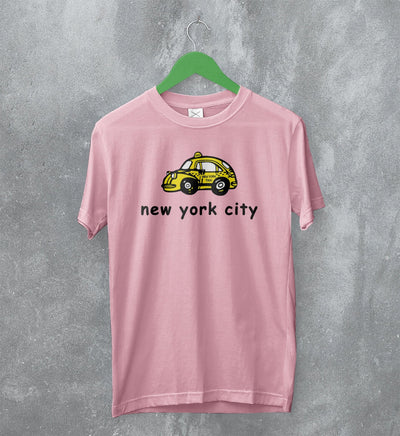 Y2K NYC T-Shirt New York Taxi Shirt Love Tour NYC Merch - WorldWideShirt