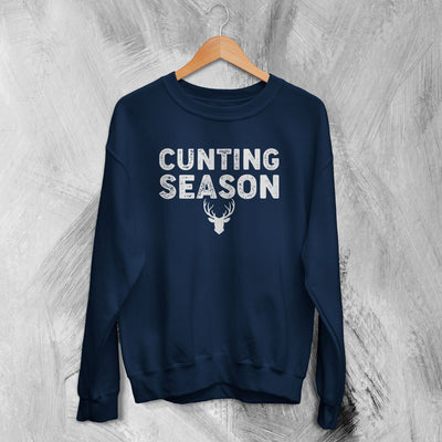 Y2K Sweatshirt Cunting Season Sweater Baby Girl Merch Gift for Girly - WorldWideShirt