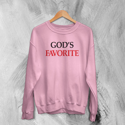 Y2K Sweatshirt God's Favorite Sweater Love Girly Merch Gift for Girl - WorldWideShirt