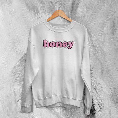 Y2K Sweatshirt Honey Sweater Cute Baby Girl Merch Gift for Girlfriend - WorldWideShirt