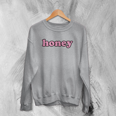 Y2K Sweatshirt Honey Sweater Cute Baby Girl Merch Gift for Girlfriend - WorldWideShirt