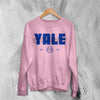 Yale University Sweatshirt Retro Campus Shirt Ivy League Research University US - Light Pink - WorldWideShirt