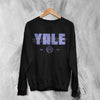 Yale University Sweatshirt Retro Campus Shirt Ivy League Research University US - Black - WorldWideShirt