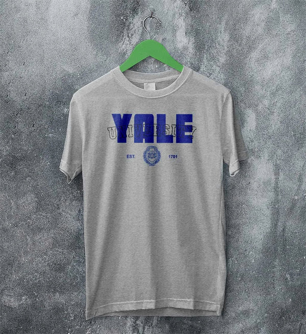 Yale University T-shirt Retro Campus Shirt Ivy League Research University US - Sport Grey - WorldWideShirt