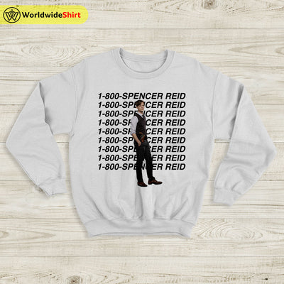 Spencer Reid 1-800 Sweatshirt Criminal Minds Shirt TV Show Shirt