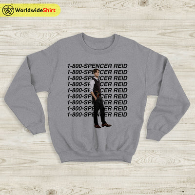 Spencer Reid 1-800 Sweatshirt Criminal Minds Shirt TV Show Shirt