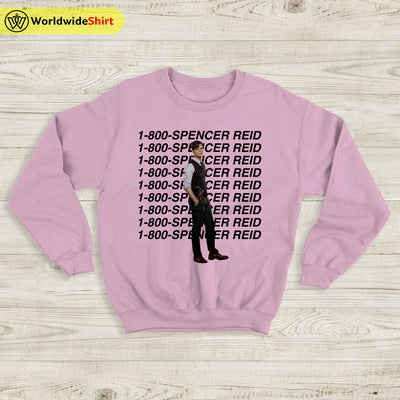 Spencer Reid 1-800 Sweatshirt Criminal Minds Shirt TV Show Shirt