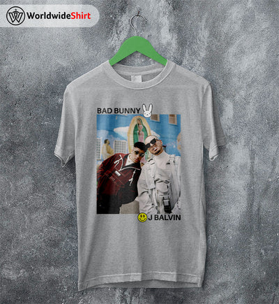 Bad Bunny X J Balvin T Shirt Bad Bunny Shirt J Balvin Shirt