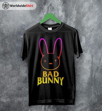 Bad Bunny Rabbit Logo T Shirt Bad Bunny Shirt Bad Bunny Rapper Shirt