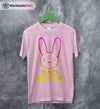 Bad Bunny Rabbit Logo T Shirt Bad Bunny Shirt Bad Bunny Rapper Shirt