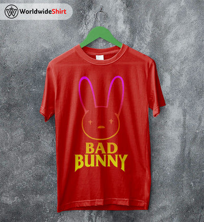 Bad Bunny Rabbit Logo T Shirt Bad Bunny Shirt Bad Bunny Rapper Shirt