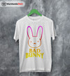 Bad Bunny Rabbit Logo T Shirt Bad Bunny Shirt Bad Bunny Rapper Shirt