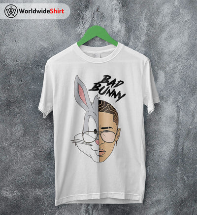 Bugs Bunny X Bad Bunny T Shirt Bad Bunny Shirt Bad Bunny Rapper Shirt