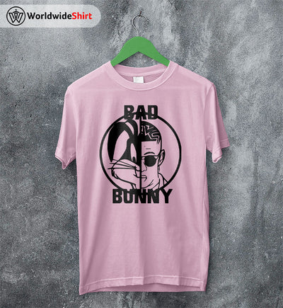 Bad Bunny X Bugs Bunny T Shirt Bad Bunny Shirt Bad Bunny Rapper Shirt