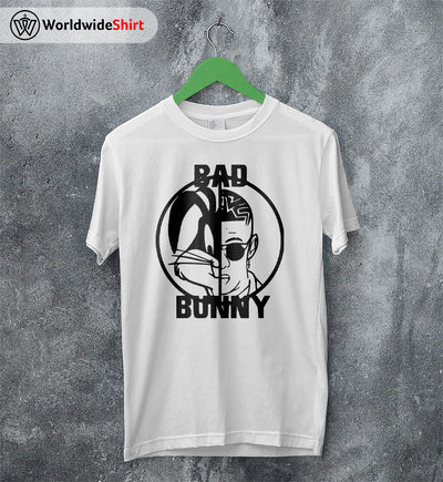 Bad Bunny X Bugs Bunny T Shirt Bad Bunny Shirt Bad Bunny Rapper Shirt