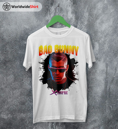 Bad Bunny X100Pre Tour T Shirt Bad Bunny Rapper Shirt