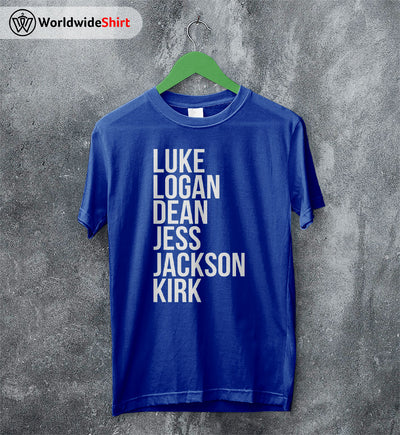 Gilmore Girls Men Cast T-shirt Gilmore Girls TV Show Shirt