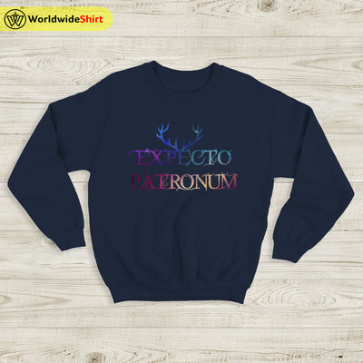 Expecto Patronum Galaxy Sweatshirt Harry Potter Shirt Hogwarts Shirt