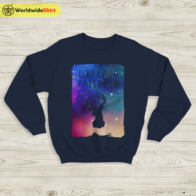 Galaxy Expecto Patronum Sweatshirt Harry Potter Shirt Hogwarts Shirt