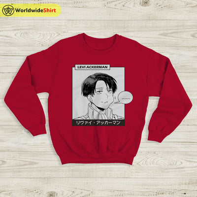 Levi Ackerman Sweatshirt Attack On Titan Shirt Shingeki no Kyojin Shirt