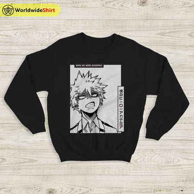 Bakugo Katsuki Sweatshirt Boku No Academia Shirt BNHA Merch Anime