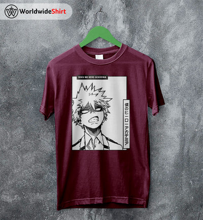 Katsuki Bakugo T-shirt Boku No Hero Academia Shirt BNHA Merch