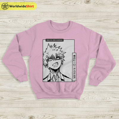 Bakugo Katsuki Sweatshirt Boku No Academia Shirt BNHA Merch Anime