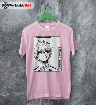 Katsuki Bakugo T-shirt Boku No Hero Academia Shirt BNHA Merch
