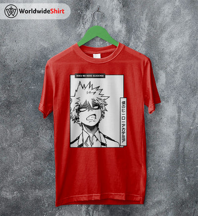 Katsuki Bakugo T-shirt Boku No Hero Academia Shirt BNHA Merch