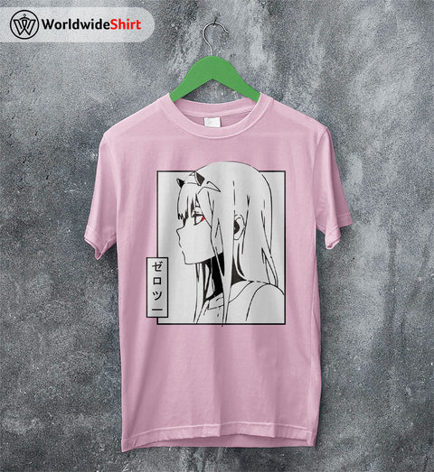 Zero Two T-Shirt Darling in the Franxx Shirt Anime Shirt