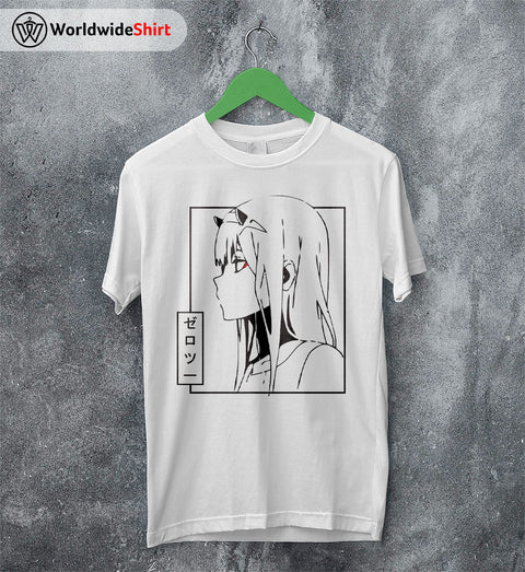 Zero Two T-Shirt Darling in the Franxx Shirt Anime Shirt