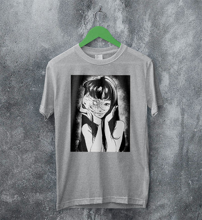 Tomie Junji Ito Uzumaki Manga T-Shirt Tomie Junji Ito Shirt Anime Shirt