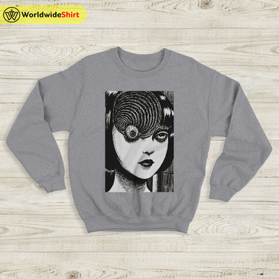 Gore Goru Eyeball Manga Sweatshirt Tomie Junji Ito Shirt Anime Shirt