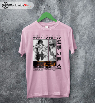 Levi Ackerman AOT Shirt Attack On Titan Shirt Shingeki no Kyojin T-Shirt