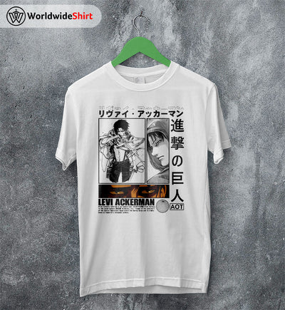 Levi Ackerman AOT Shirt Attack On Titan Shirt Shingeki no Kyojin T-Shirt