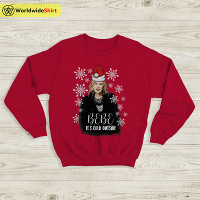 Bebe It's Cold Outside Ugly Christmas Sweatshirt Funny Schitt’s Creek