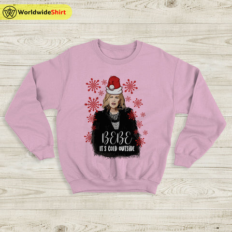 Bebe It's Cold Outside Ugly Christmas Sweatshirt Funny Schitt’s Creek