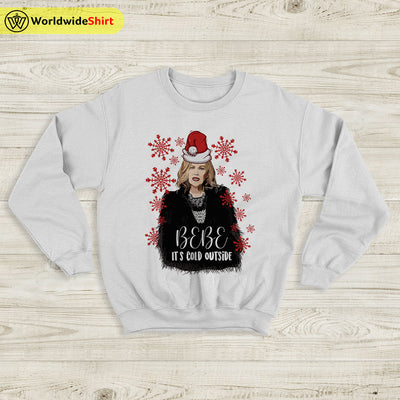 Bebe It's Cold Outside Ugly Christmas Sweatshirt Funny Schitt’s Creek