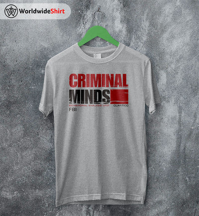 Criminal Minds Logo Shirt Criminal Minds T-Shirt TV Show Shirt