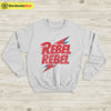 Vintage David Bowie Rebel Sweatshirt David Bowie Shirt Music Shirt