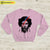 Princess Leia Rebel Graphic Sweatshirt David Bowie Shirt Music Shirt