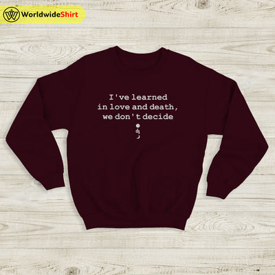 Dermot Kennedy Lost Lyrics Sweatshirt Dermot Kennedy Shirt