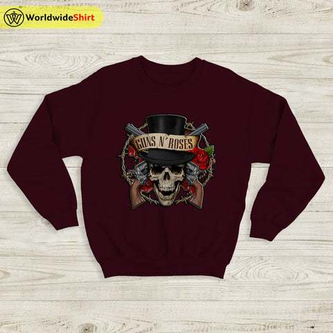 Guns N Roses 80's Vintage Sweatshirt Guns N Roses Shirt Rock Band