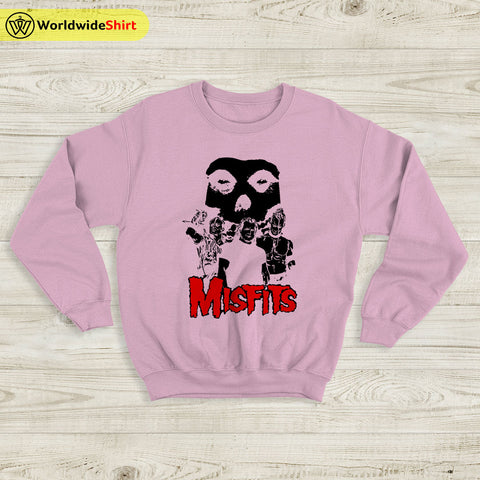 Misfits 1980 Tour Sweatshirt Misfits Shirt Music Shirt Classic Rock Shirt
