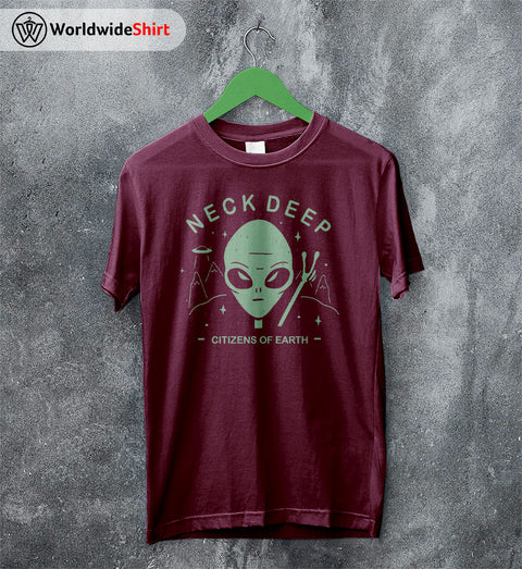 Neck Deep Citizens of Earth T shirt Neck Deep Shirt Pop Punk Shirt