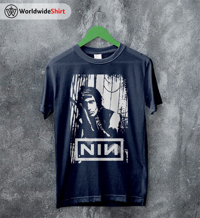 Nine Inch Nails Poster T-Shirt Nine Inch Nails Shirt Rocker Shirt