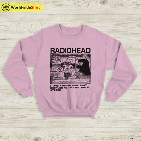 Radiohead Sweatshirt Radiohead Ice Caps Melting Sweater Radiohead Shirt