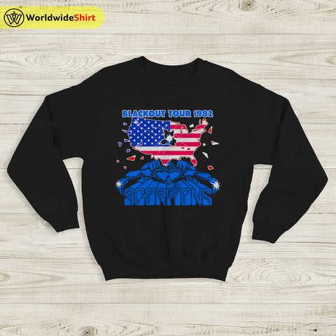 Scorpions Blackout 1982 US Tour Sweatshirt Scorpions Shirt Band Shirt